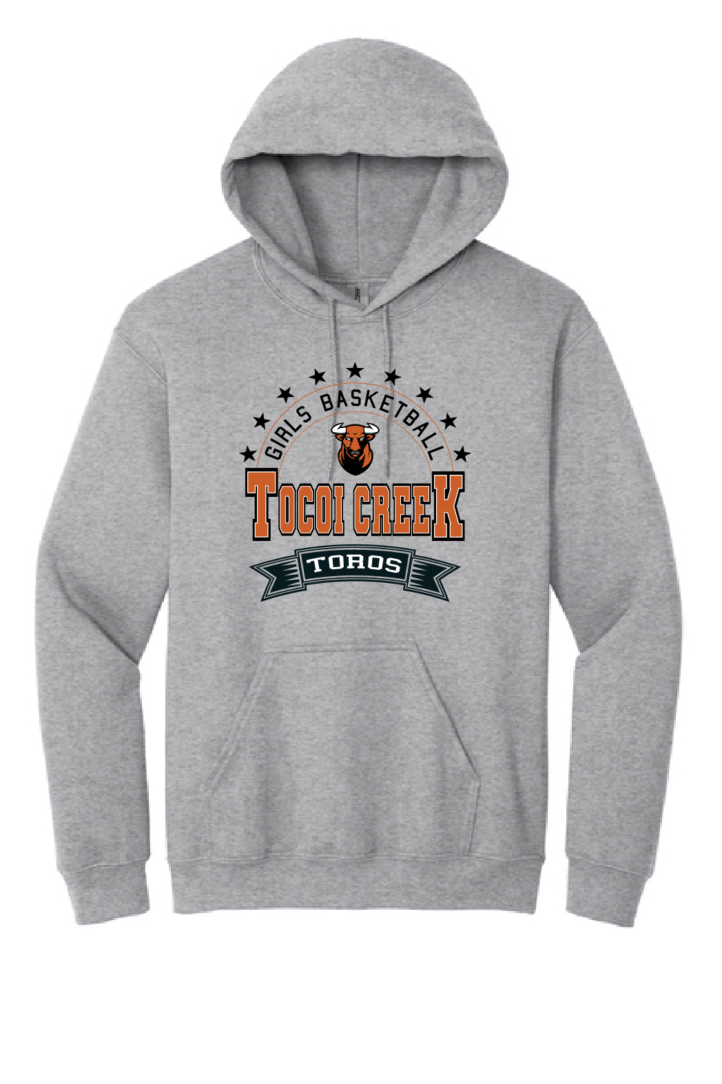 Tocoi Creek Girls Basketball with Stars Edition Hoodies