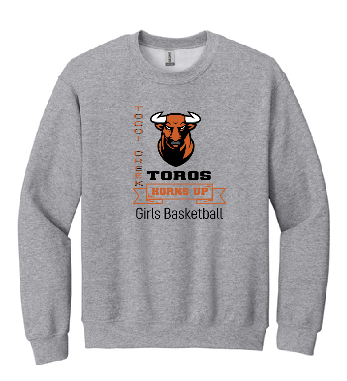 Tocoi Creek Toros HornsUp Edition Crewneck Sweatshirt
