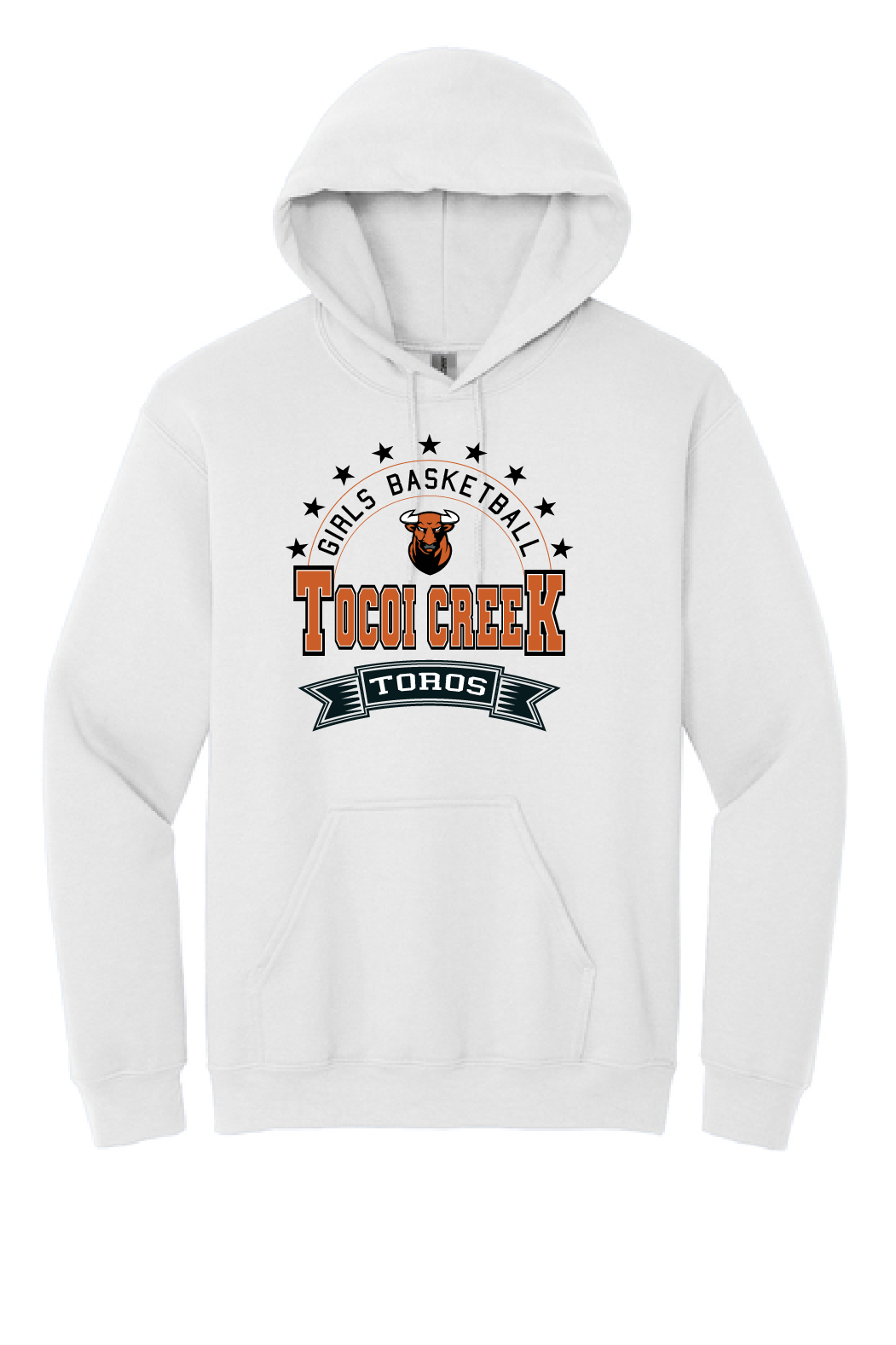 Tocoi Creek Girls Basketball with Stars Edition Hoodies