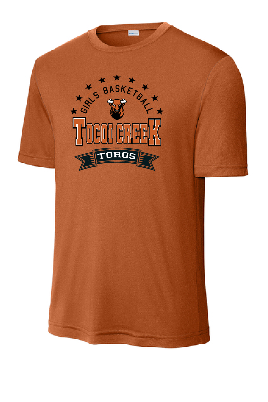 Tocoi Creek Girls Basketball with Stars Edition T-Shirt - Youth Sizes