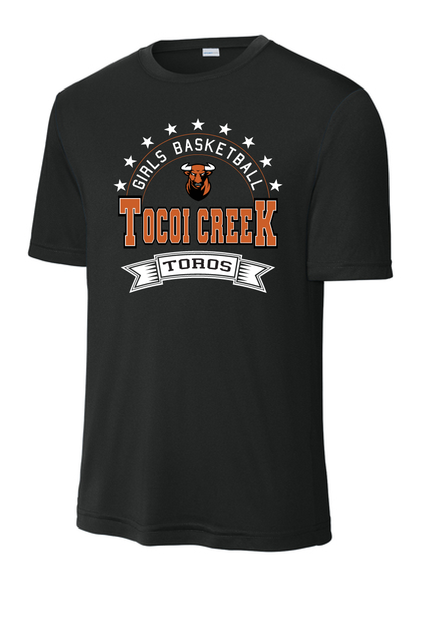 Tocoi Creek Girls Basketball with Stars Edition T-Shirt - Youth Sizes