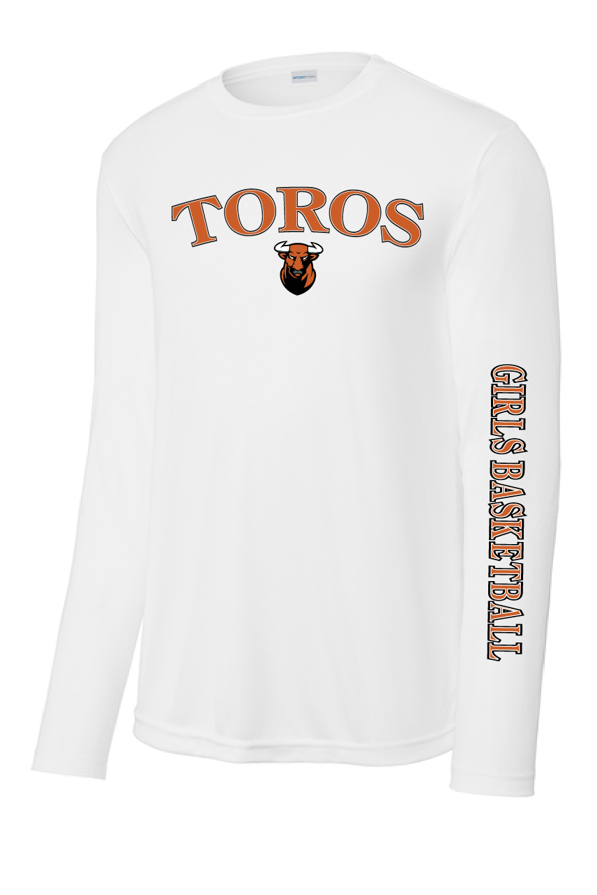 Toros with Girls Basketball Sleeve Edition Long Sleeve T-Shirt - YOUTH