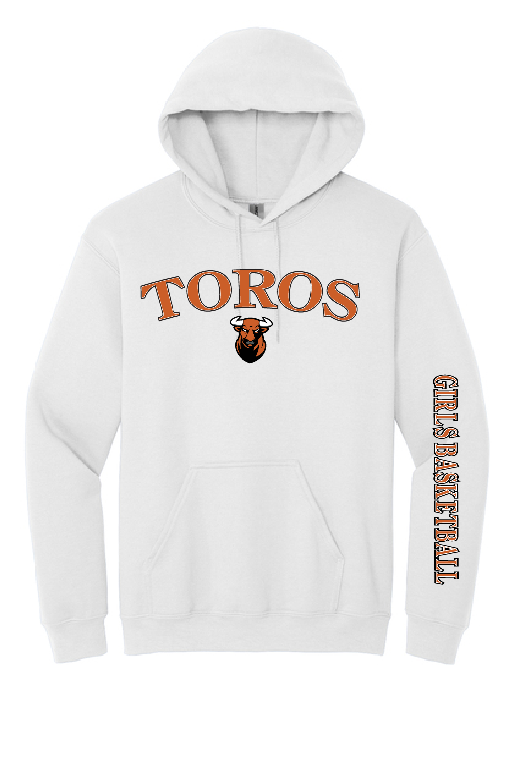 Toros with Girls Basketball Sleeve Edition Hoodies