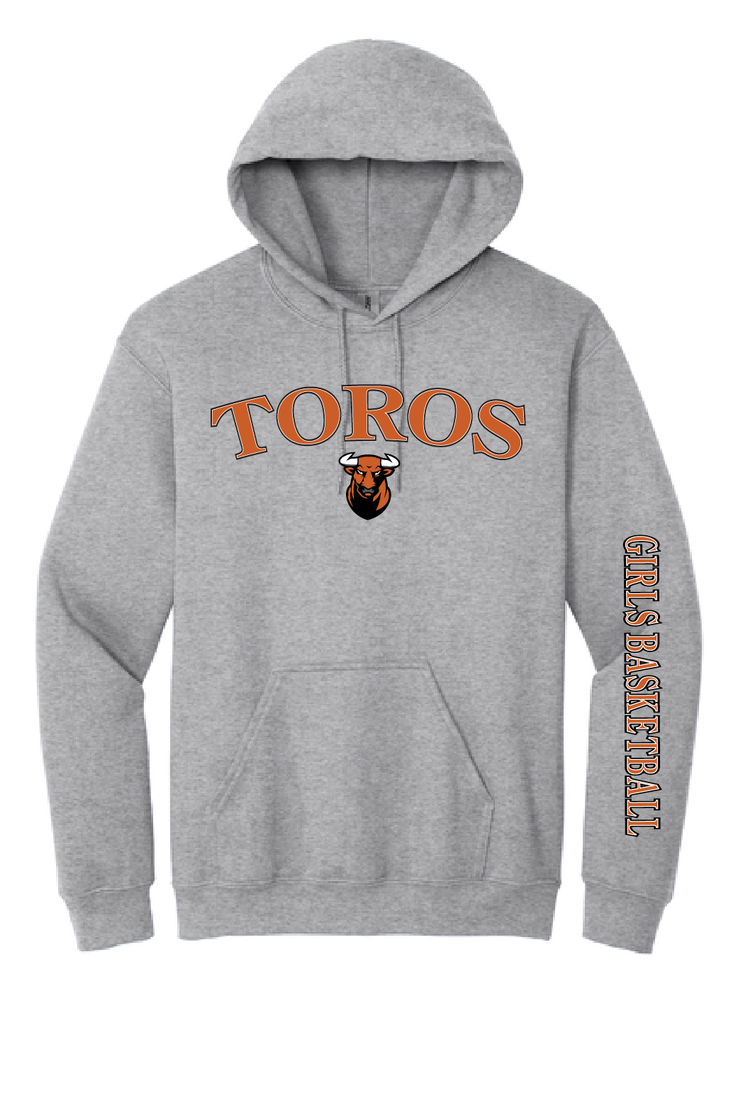 Toros with Girls Basketball Sleeve Edition Hoodies