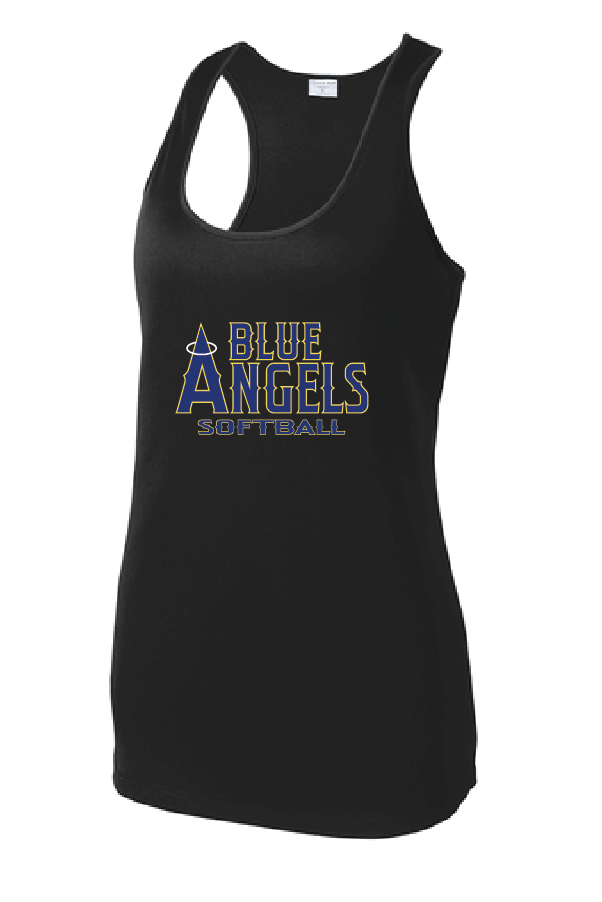 Ladies Racerback Blue Angels Softball Edition