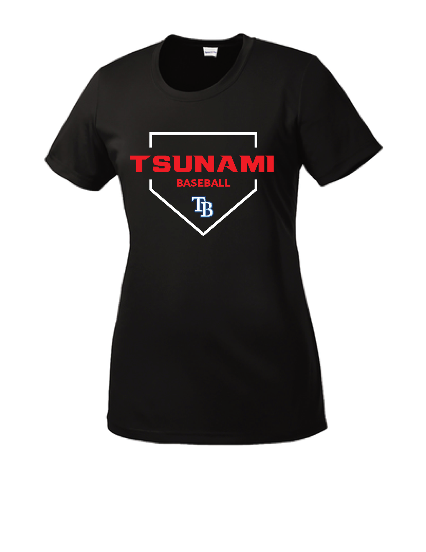 Tsumani Baseball Ladies Dry Fit - Home Plate Edition