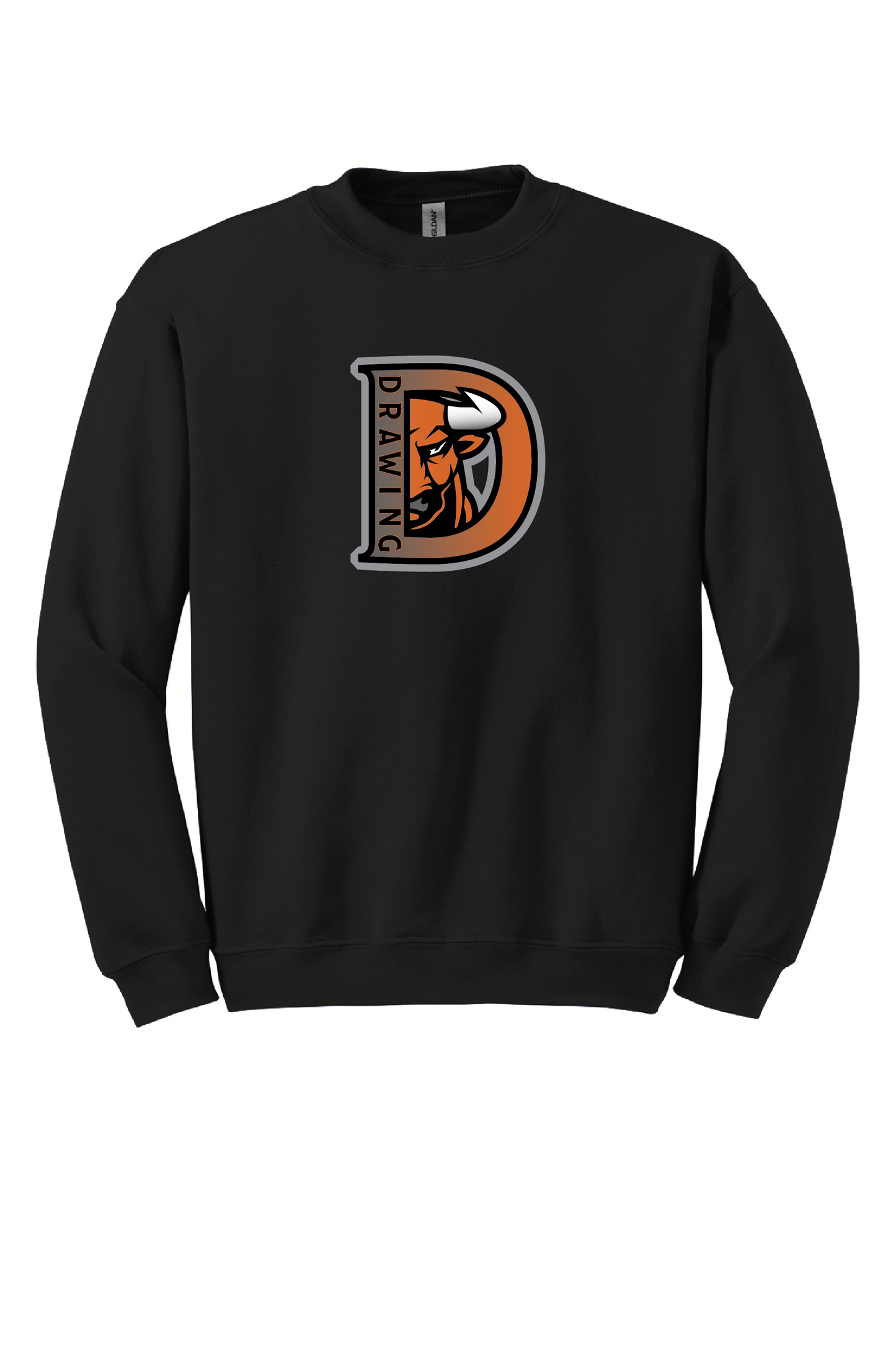 Tocoi Creek Drawing "D" Black Crewneck