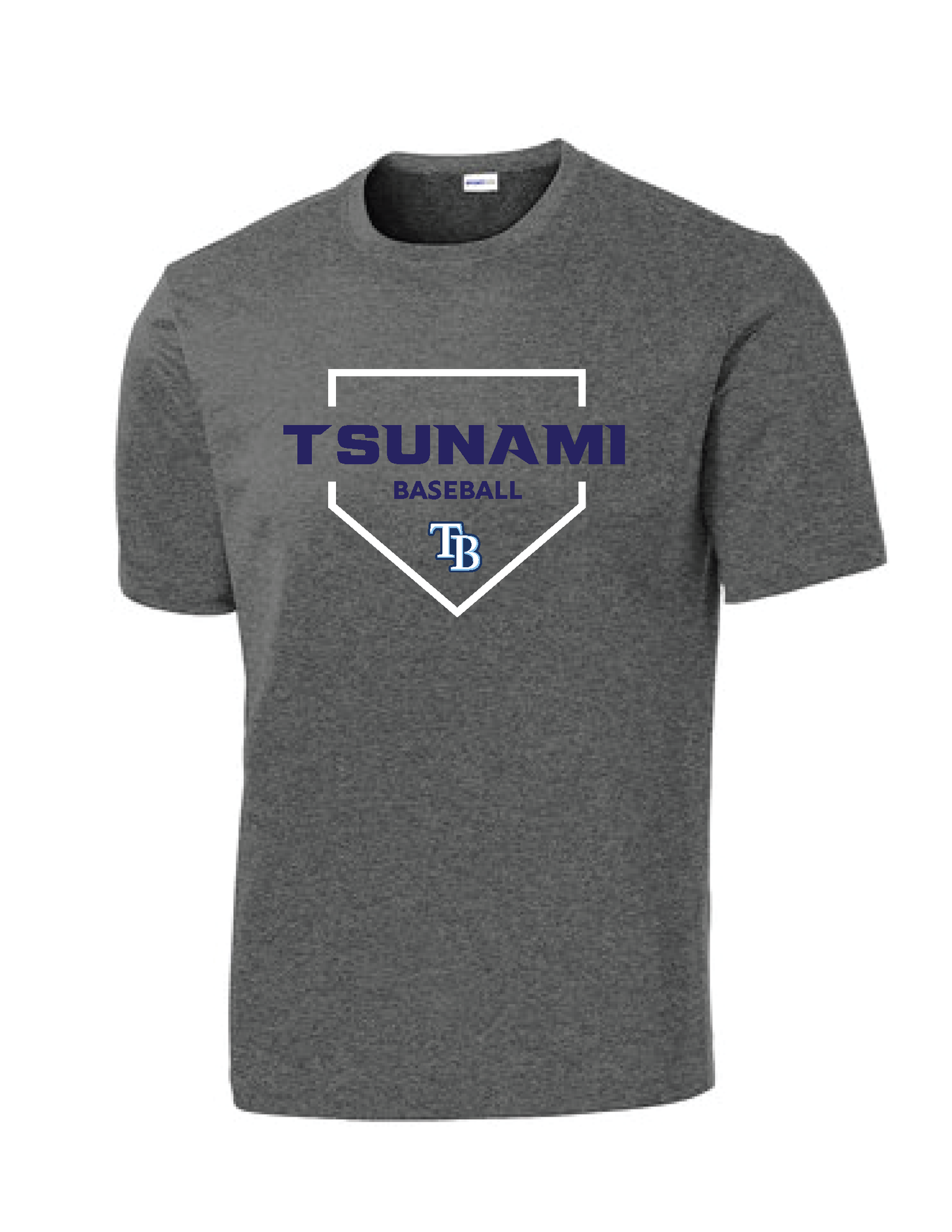 Tsunami Men's and Youth Short Sleeve Dry Fit - Home Plate Edition