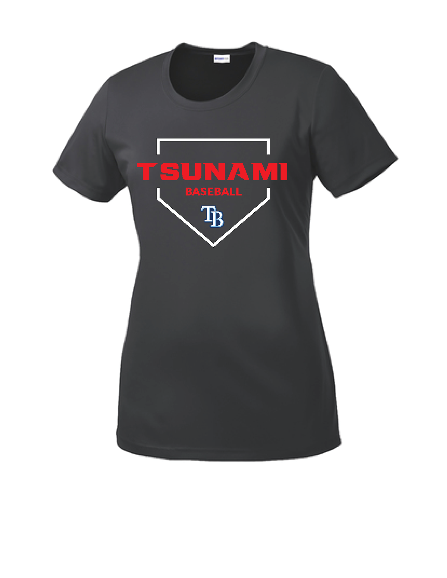 Tsumani Baseball Ladies Dry Fit - Home Plate Edition