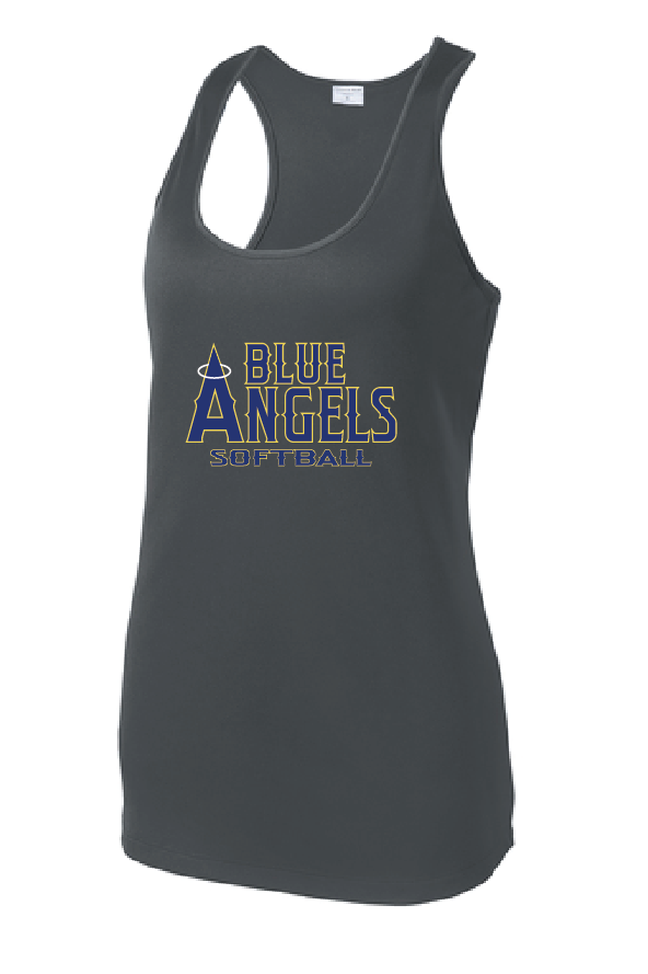 Ladies Racerback Blue Angels Softball Edition