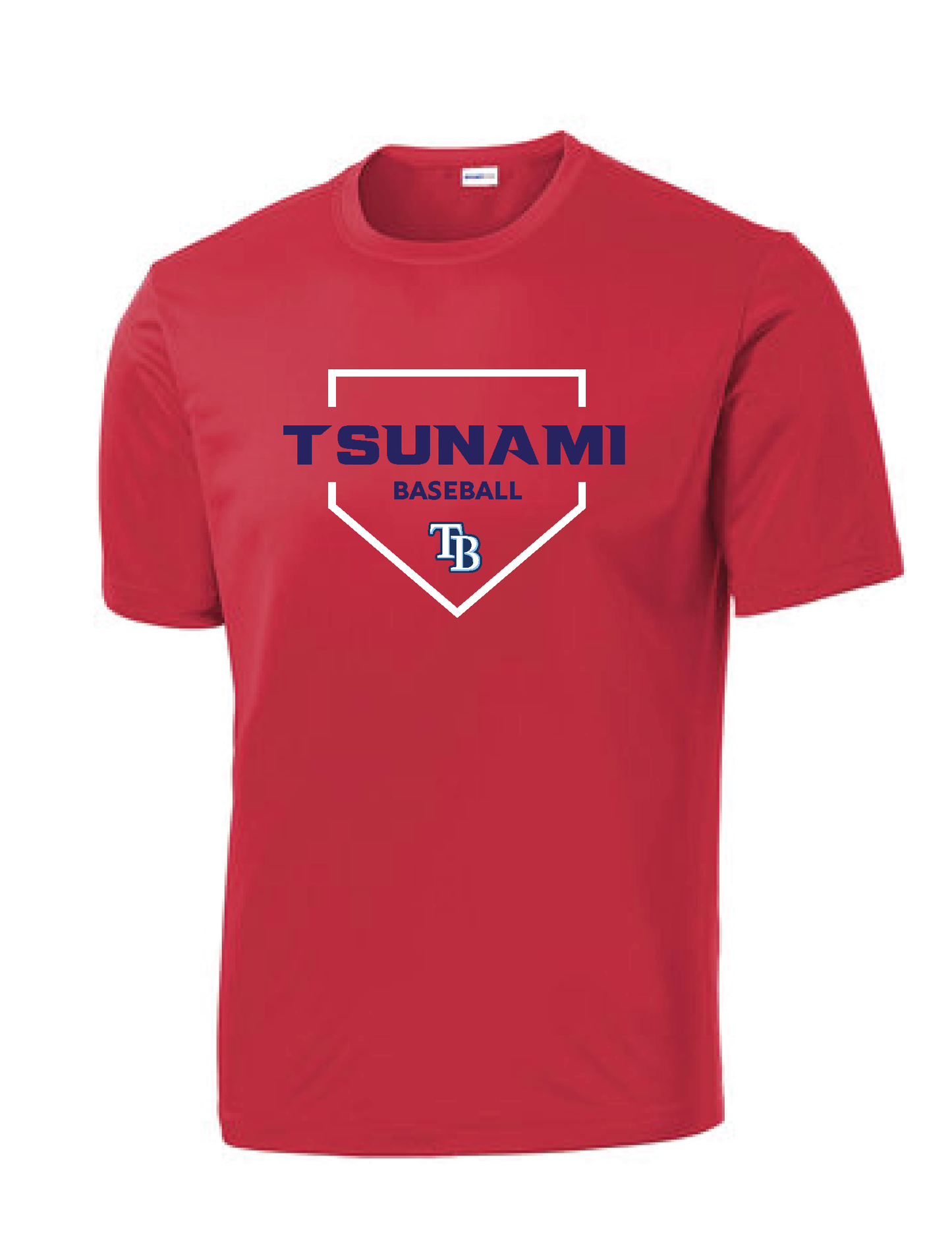 Tsunami Men's and Youth Short Sleeve Dry Fit - Home Plate Edition