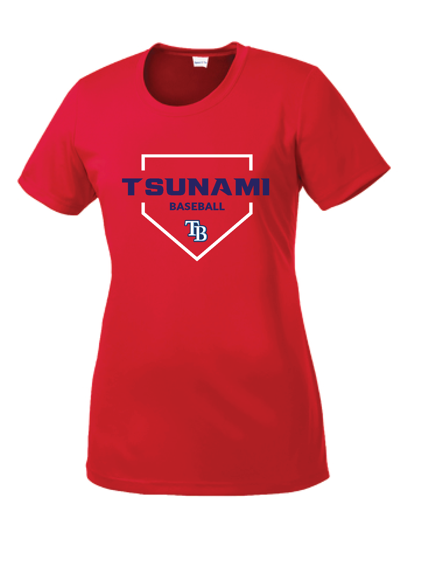 Tsumani Baseball Ladies Dry Fit - Home Plate Edition