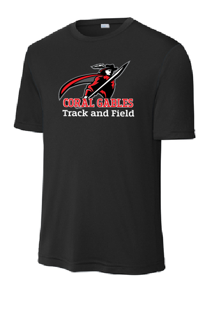 Coral Gables Track and Field Men's Dry Fit Shirt