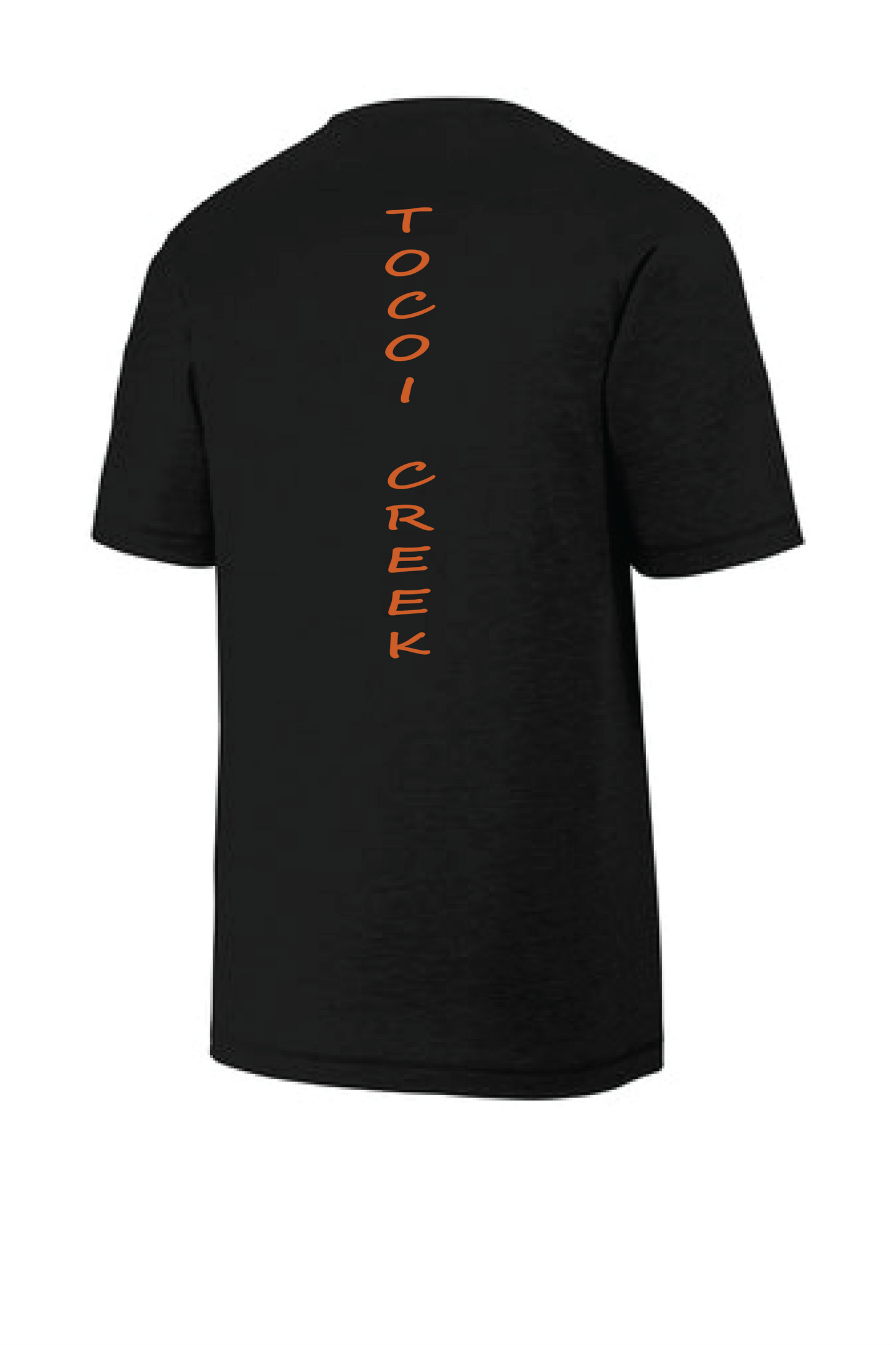 Tocoi Creek Men's Soft Cotton Sport Tek Tee - Front and Back