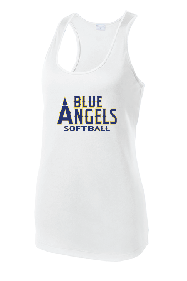 Ladies Racerback Blue Angels Softball Edition