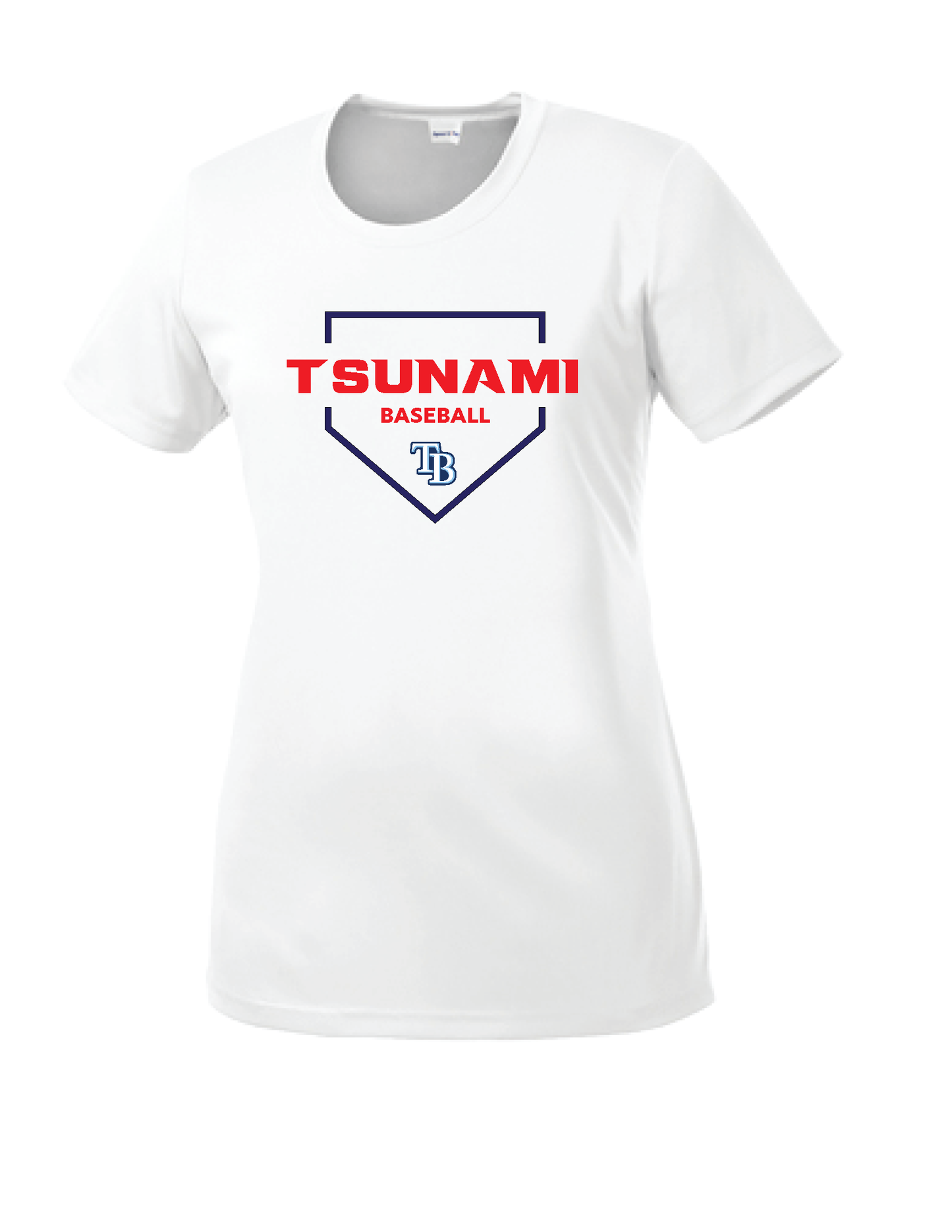 Tsumani Baseball Ladies Dry Fit - Home Plate Edition