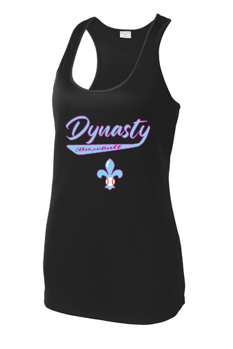 Ladies Black Racerback Tank